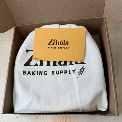 Zinala 9" Round Banneton – Wood Pulp Proofing Basket | Made in USA