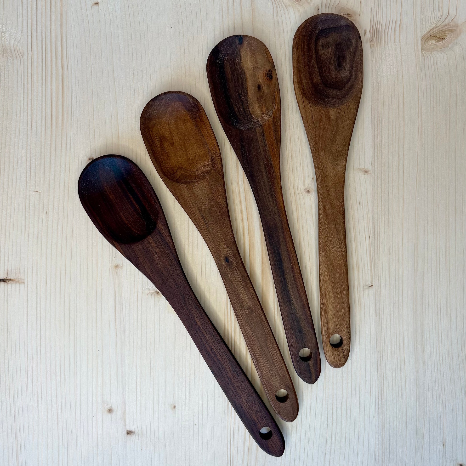 Riley/Land handmade black walnut everyday spoons – Made in USA